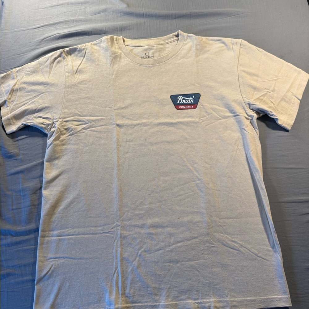 Brixton Beige Short Sleeve Tee